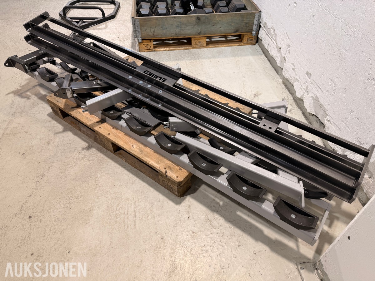 Eleiko treningsutstyr - manualer, kettlebells, treningsbenk, Trap Bar og manualstativ