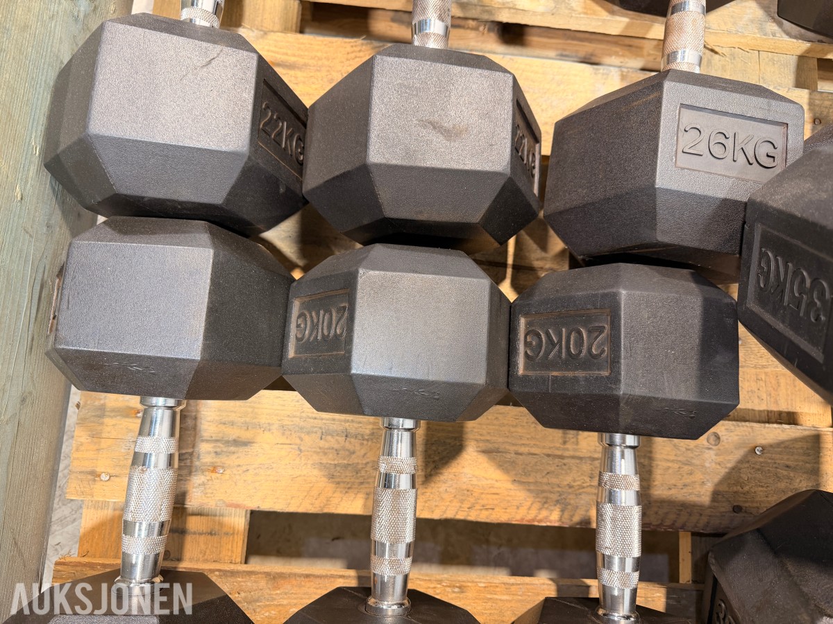 Eleiko treningsutstyr - manualer, kettlebells, treningsbenk, Trap Bar og manualstativ