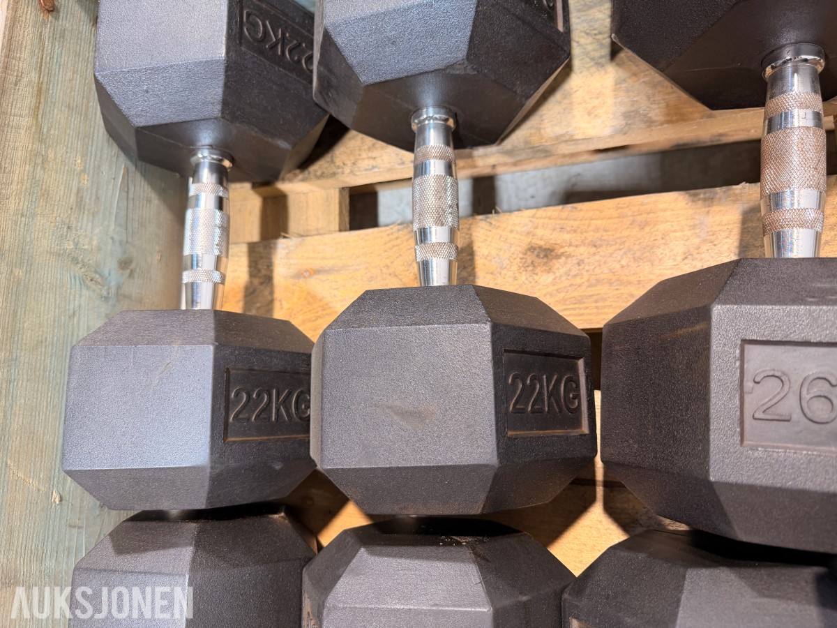 Eleiko treningsutstyr - manualer, kettlebells, treningsbenk, Trap Bar og manualstativ