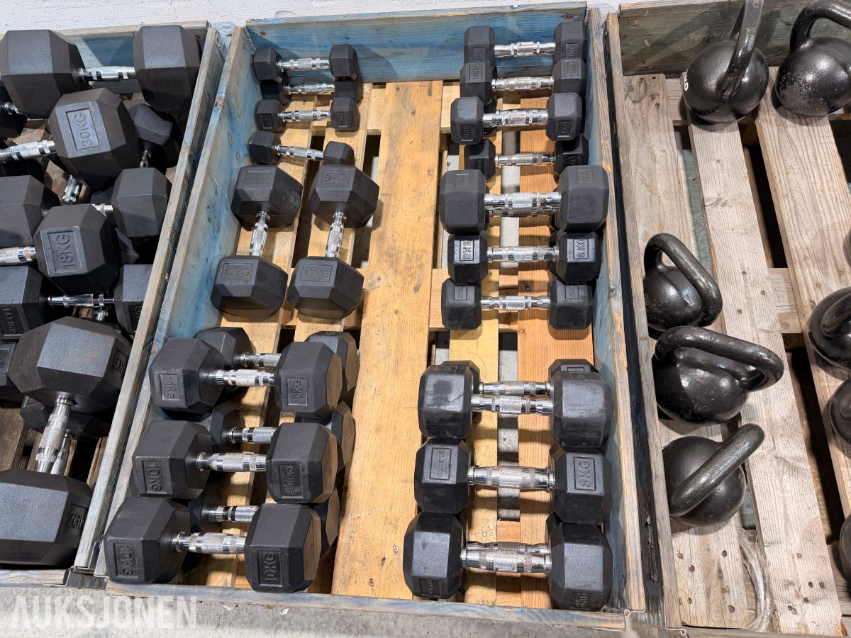 Eleiko treningsutstyr - manualer, kettlebells, treningsbenk, Trap Bar og manualstativ