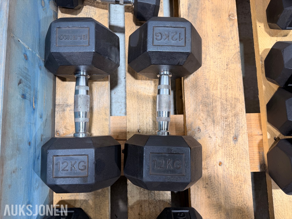 Eleiko treningsutstyr - manualer, kettlebells, treningsbenk, Trap Bar og manualstativ