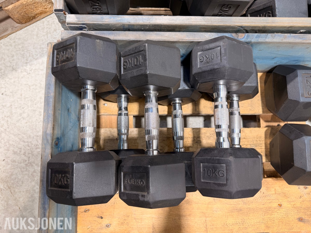 Eleiko treningsutstyr - manualer, kettlebells, treningsbenk, Trap Bar og manualstativ