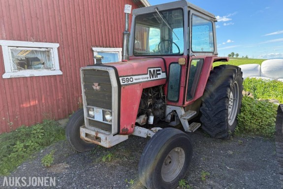 1977 Massey Ferguson 590-Med nyoverhalt motor
