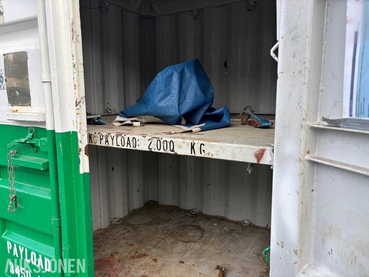 3 stk. DNV 2.7-1 Offshore containere med mellomdekke – selges samlet