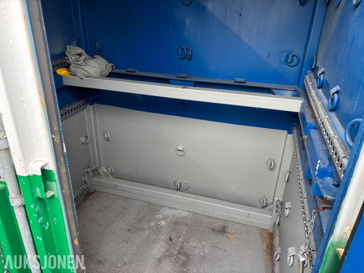 3 stk. DNV 2.7-1 Offshore containere med mellomdekke – selges samlet