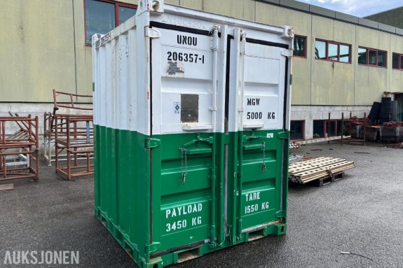 3 stk. DNV 2.7-1 Offshore containere med mellomdekke – selges samlet