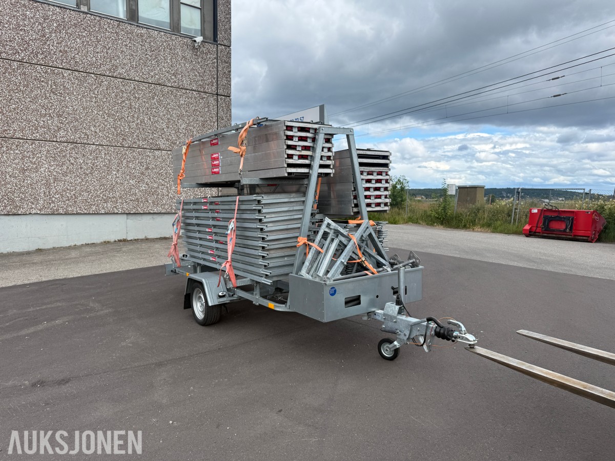 2023 Jamax Byggmesterpakke 132 m² med Temared stillashenger – Mobil stillaspakke