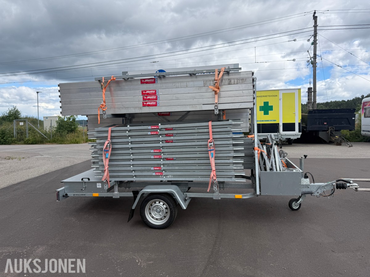 2023 Jamax Byggmesterpakke 132 m² med Temared stillashenger – Mobil stillaspakke
