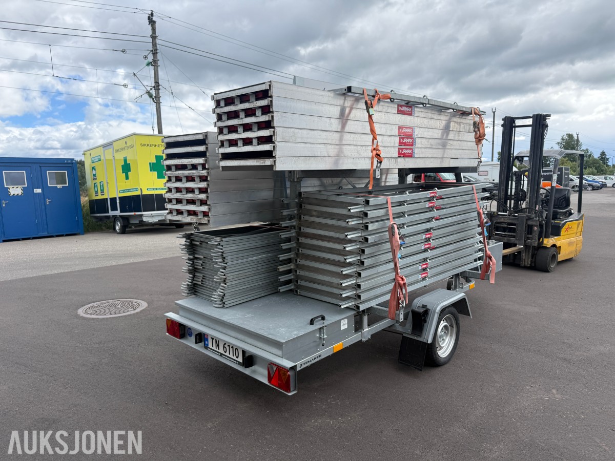 2023 Jamax Byggmesterpakke 132 m² med Temared stillashenger – Mobil stillaspakke