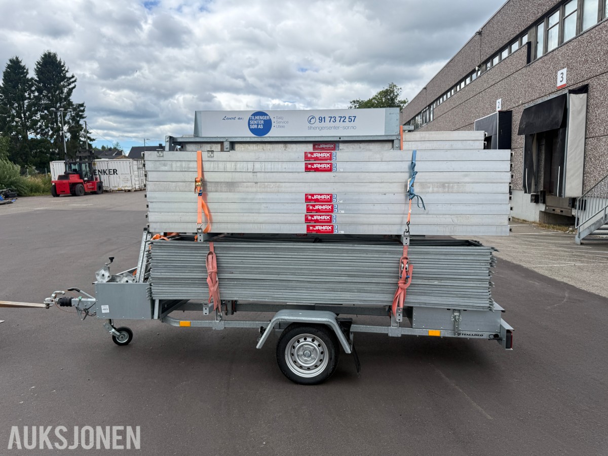 2023 Jamax Byggmesterpakke 132 m² med Temared stillashenger – Mobil stillaspakke