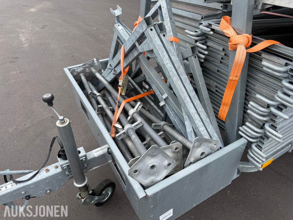 2023 Jamax Byggmesterpakke 132 m² med Temared stillashenger – Mobil stillaspakke