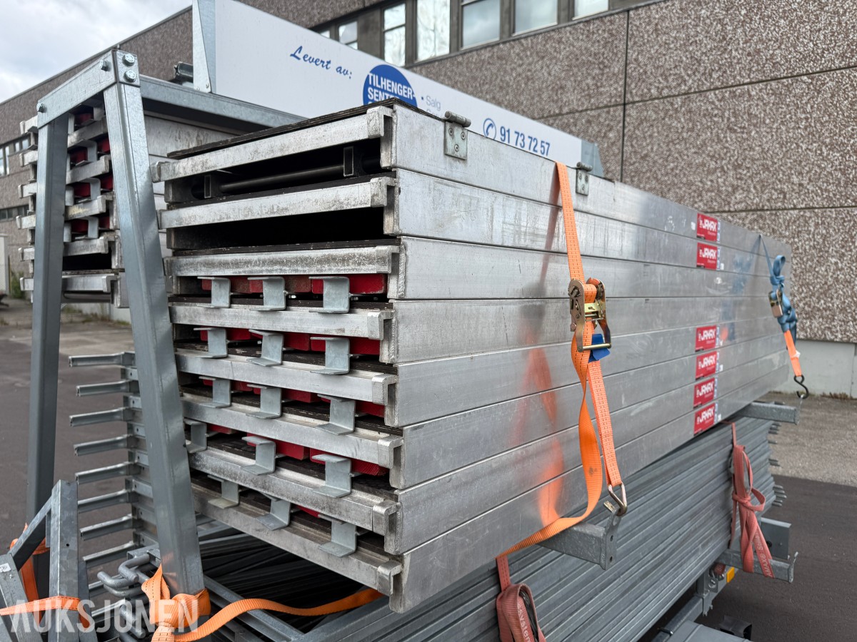 2023 Jamax Byggmesterpakke 132 m² med Temared stillashenger – Mobil stillaspakke