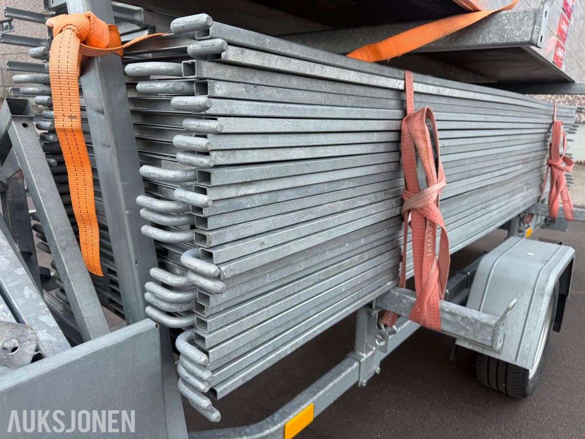 2023 Jamax Byggmesterpakke 132 m² med Temared stillashenger – Mobil stillaspakke