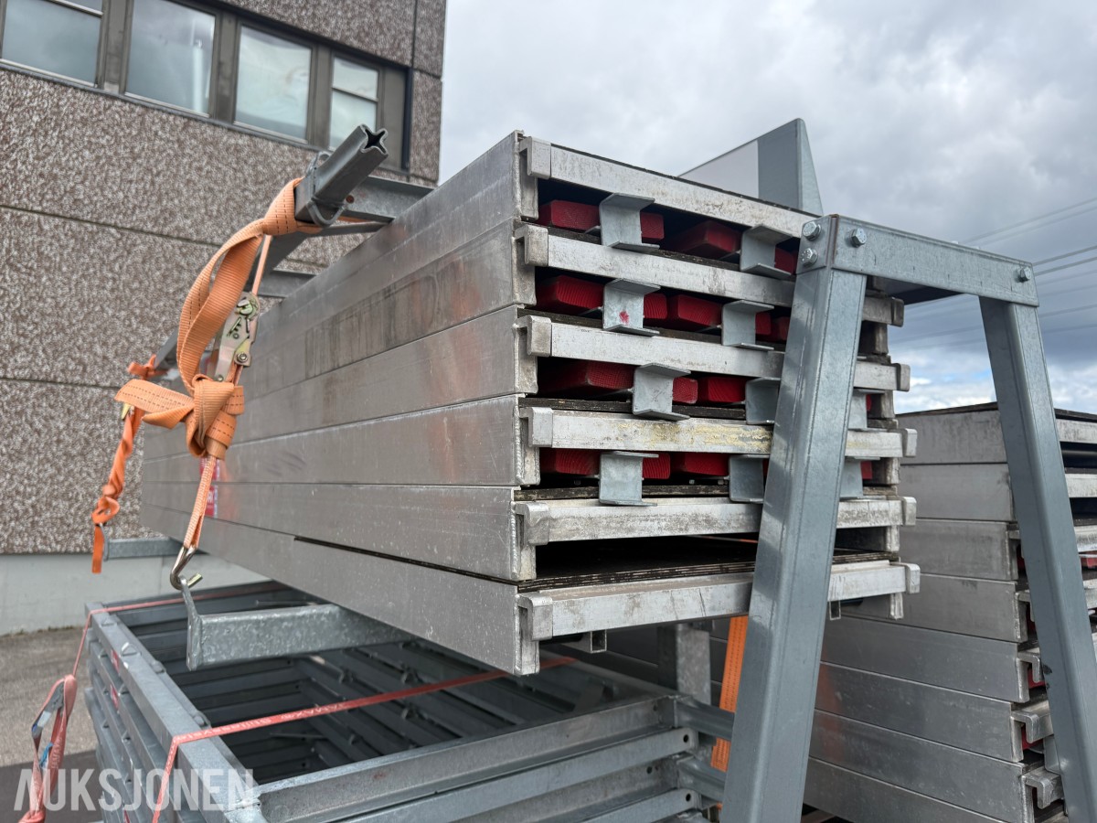 2023 Jamax Byggmesterpakke 132 m² med Temared stillashenger – Mobil stillaspakke
