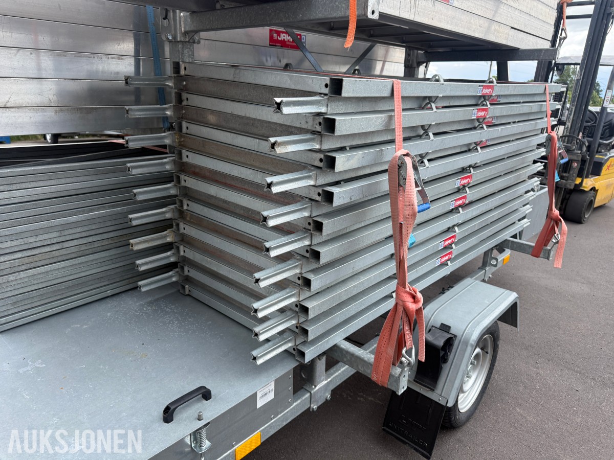 2023 Jamax Byggmesterpakke 132 m² med Temared stillashenger – Mobil stillaspakke