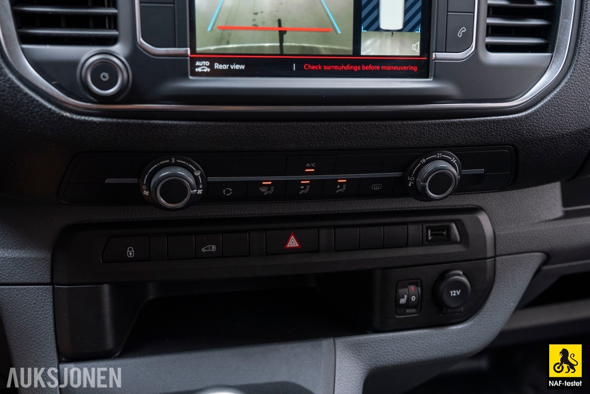 2019 Citroen Jumpy HDI 150HK L2 HENGERFESTE KAMERA SKYVEDØRER 3-SETER