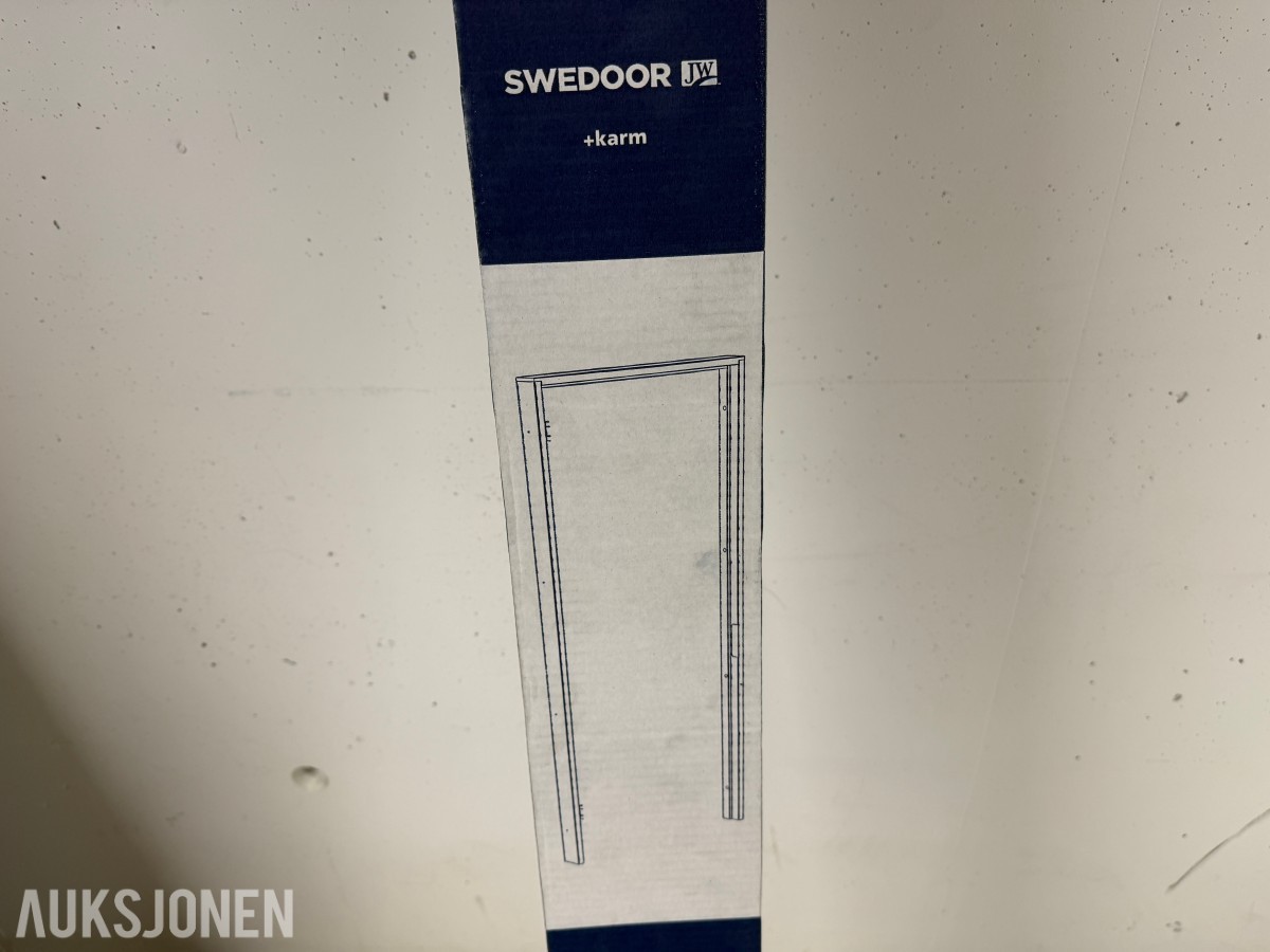DØRKARMER INNVENDIG – 8 STK. DØR- OG SKYVEDØRSKARMER – SWEDOOR / SCANFLEX
