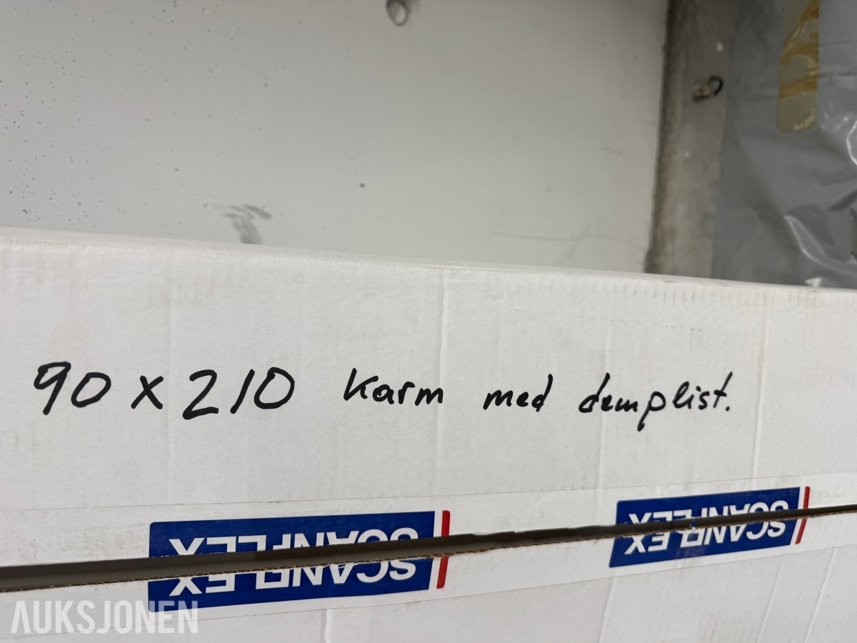 DØRKARMER INNVENDIG – 8 STK. DØR- OG SKYVEDØRSKARMER – SWEDOOR / SCANFLEX