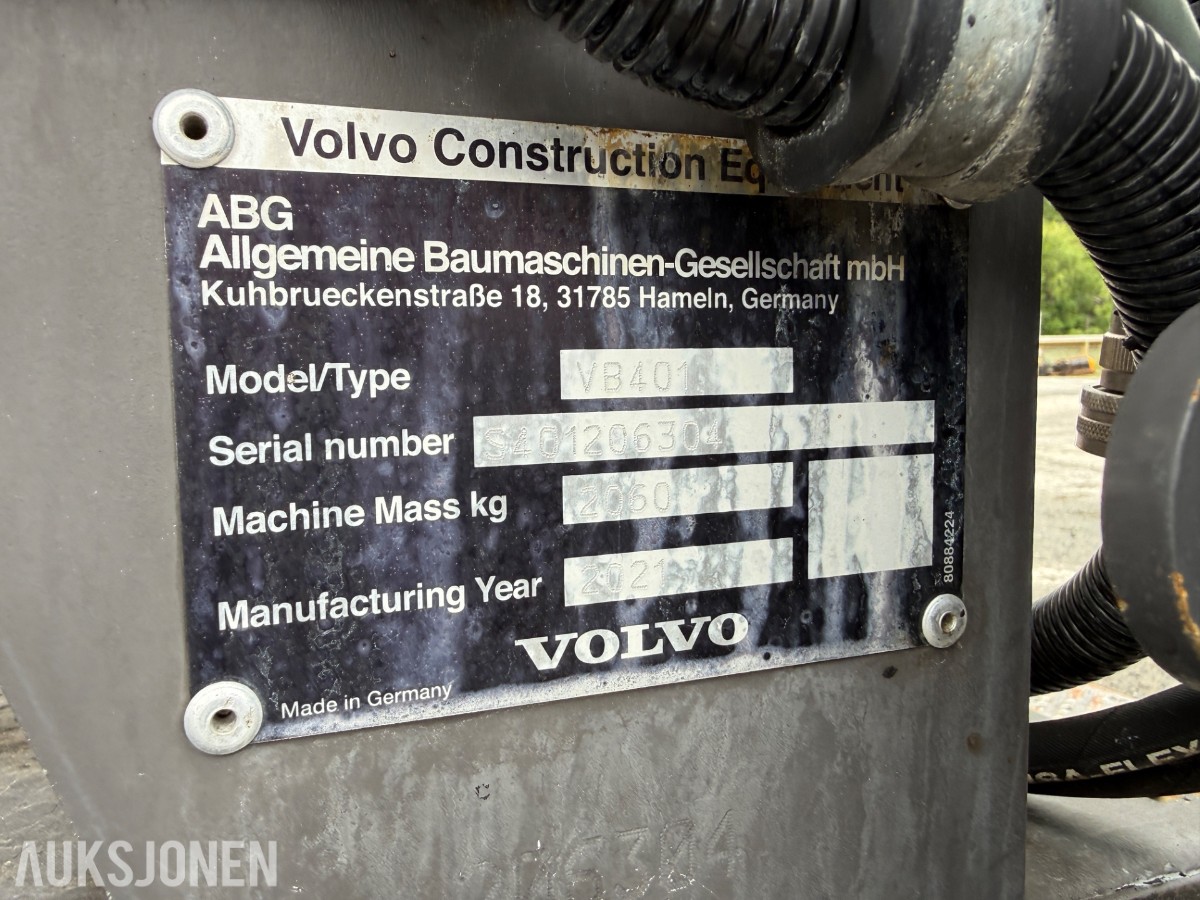 2021 Volvo P2870D Asfaltutlegger, Steg 5, 1746t 
