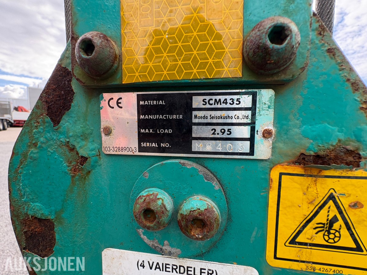 2019 Maeda MC305CRM-E2 beltegående minikran - 734 motortimer
