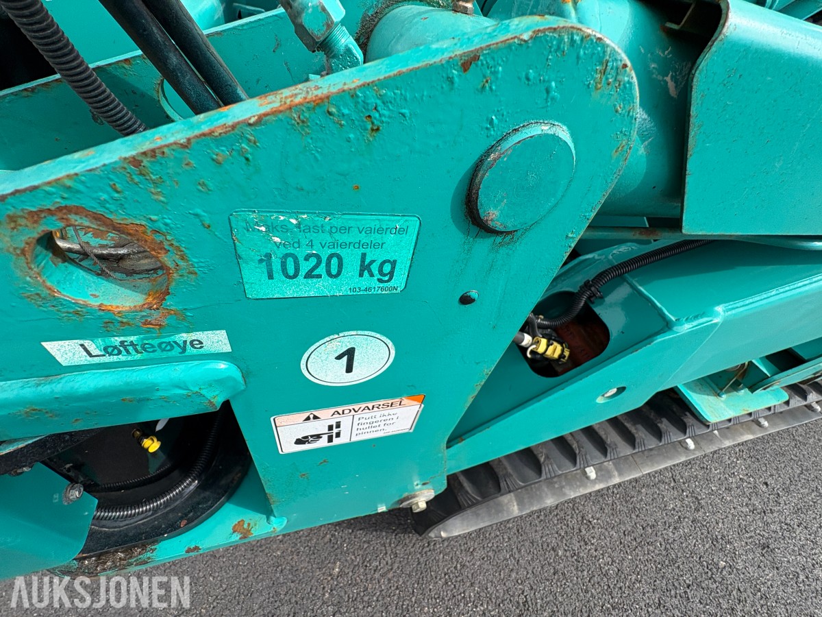 2019 Maeda MC305CRM-E2 beltegående minikran - 734 motortimer