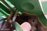 John Deere E0332 Firkantpresse - traktormontert - med pickup