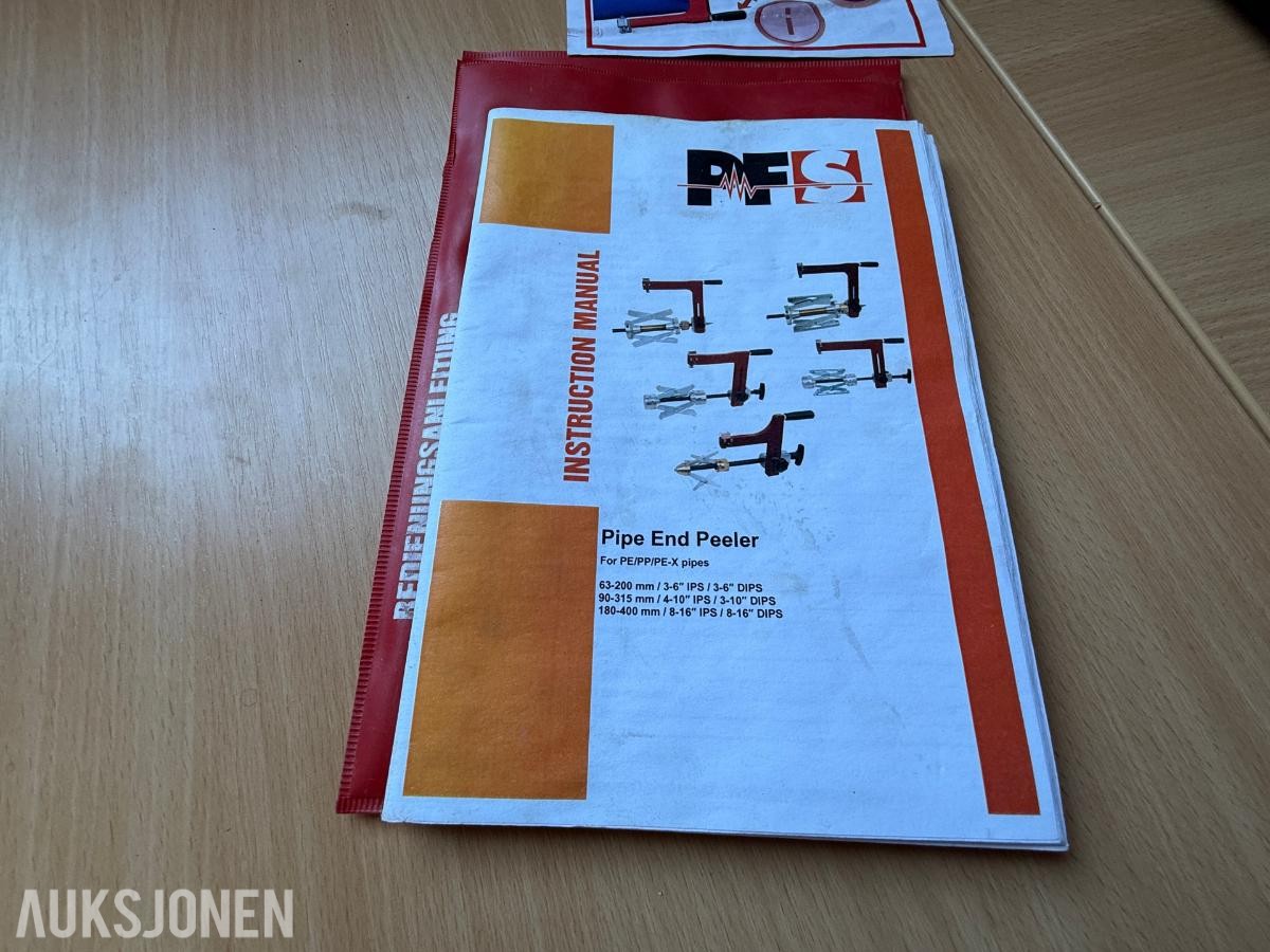 Plasson pipe end peeler - PE verktøy