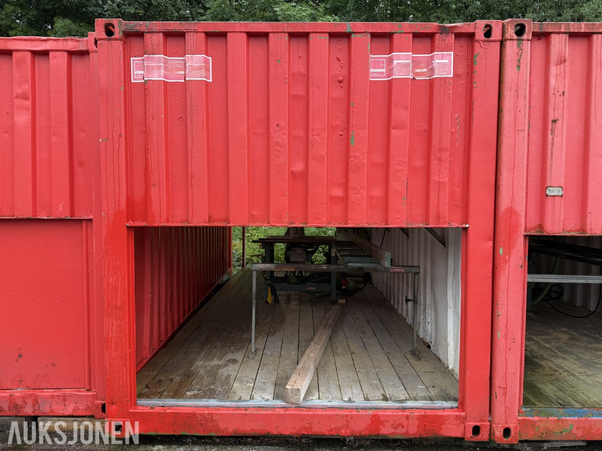 20 FOT SAGCONTAINER MED ERNEX SAG MOD 1603 – AVSUGSANLEGG