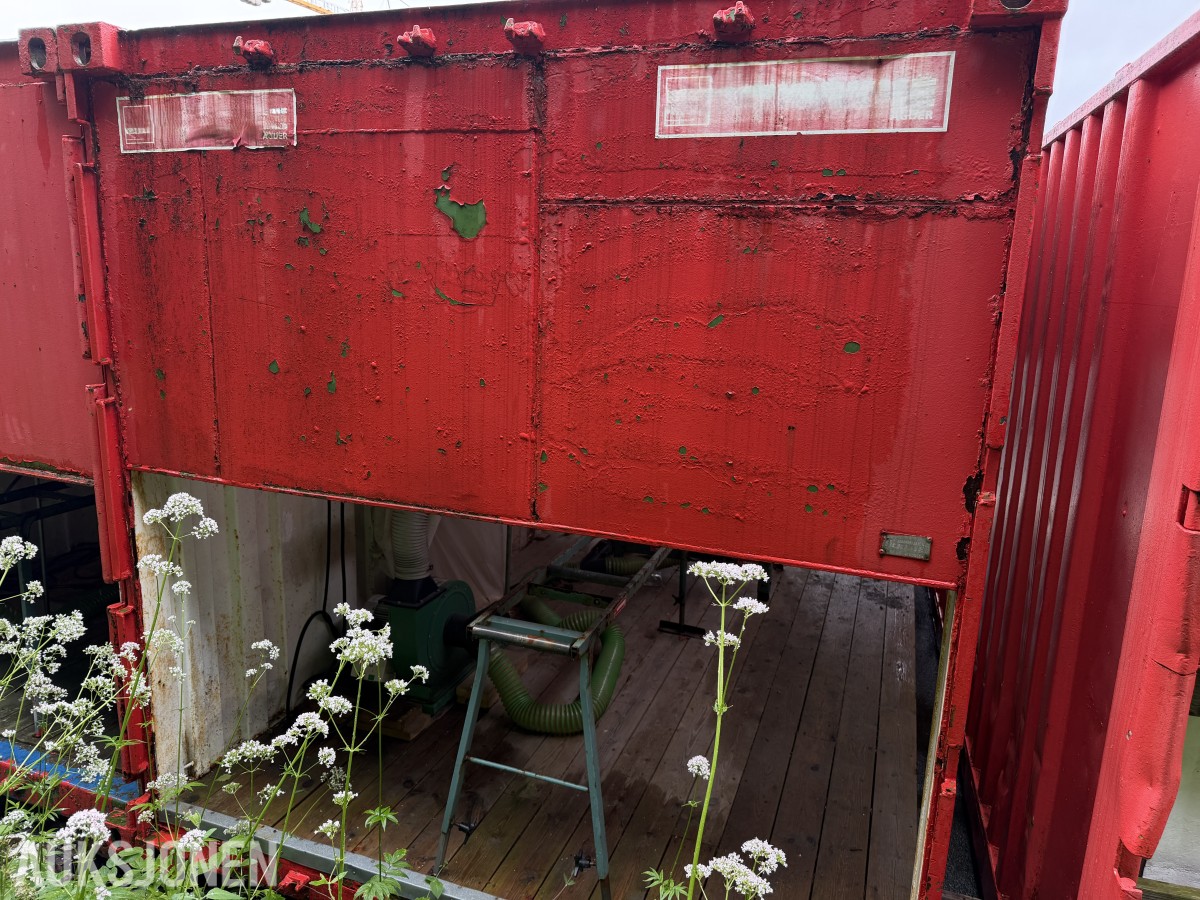 20 FOT SAGCONTAINER MED ERNEX SAG MOD 1603 – AVSUGSANLEGG