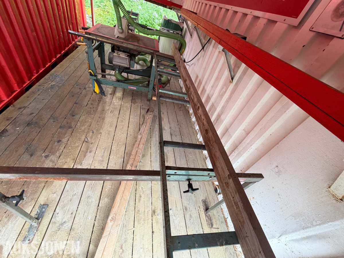 20 FOT SAGCONTAINER MED ERNEX SAG MOD 1603 – AVSUGSANLEGG