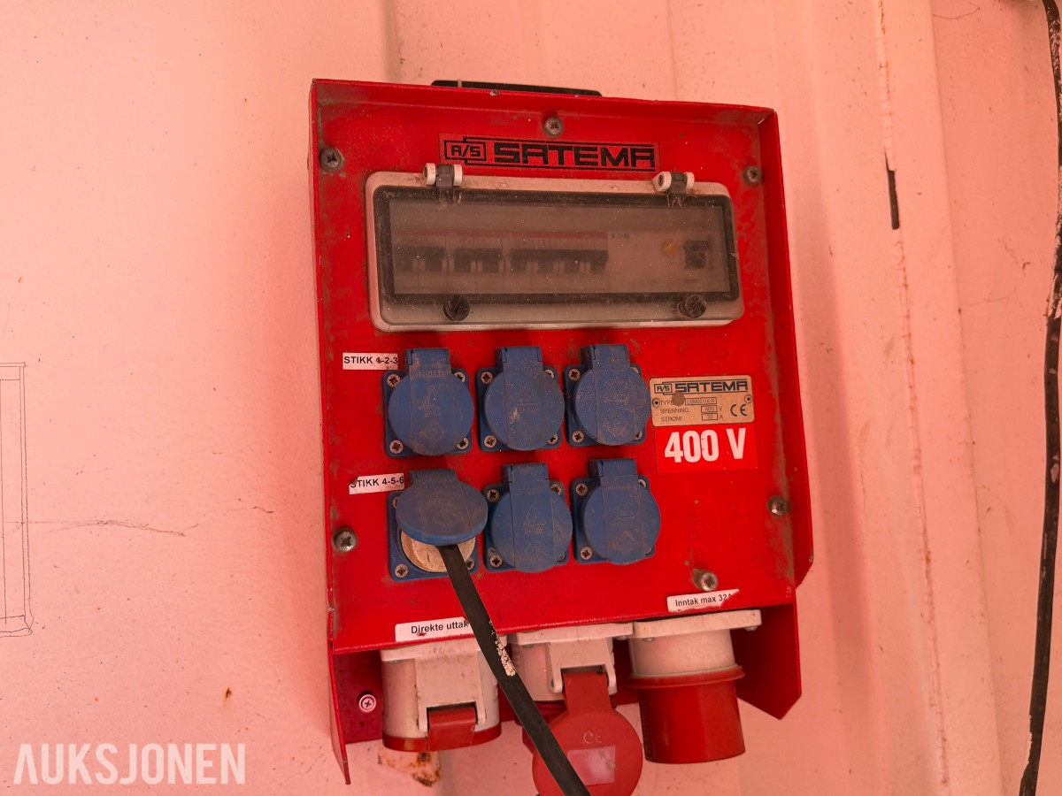 20 FOT SAGCONTAINER MED ERNEX SAG MOD 1603 – AVSUGSANLEGG