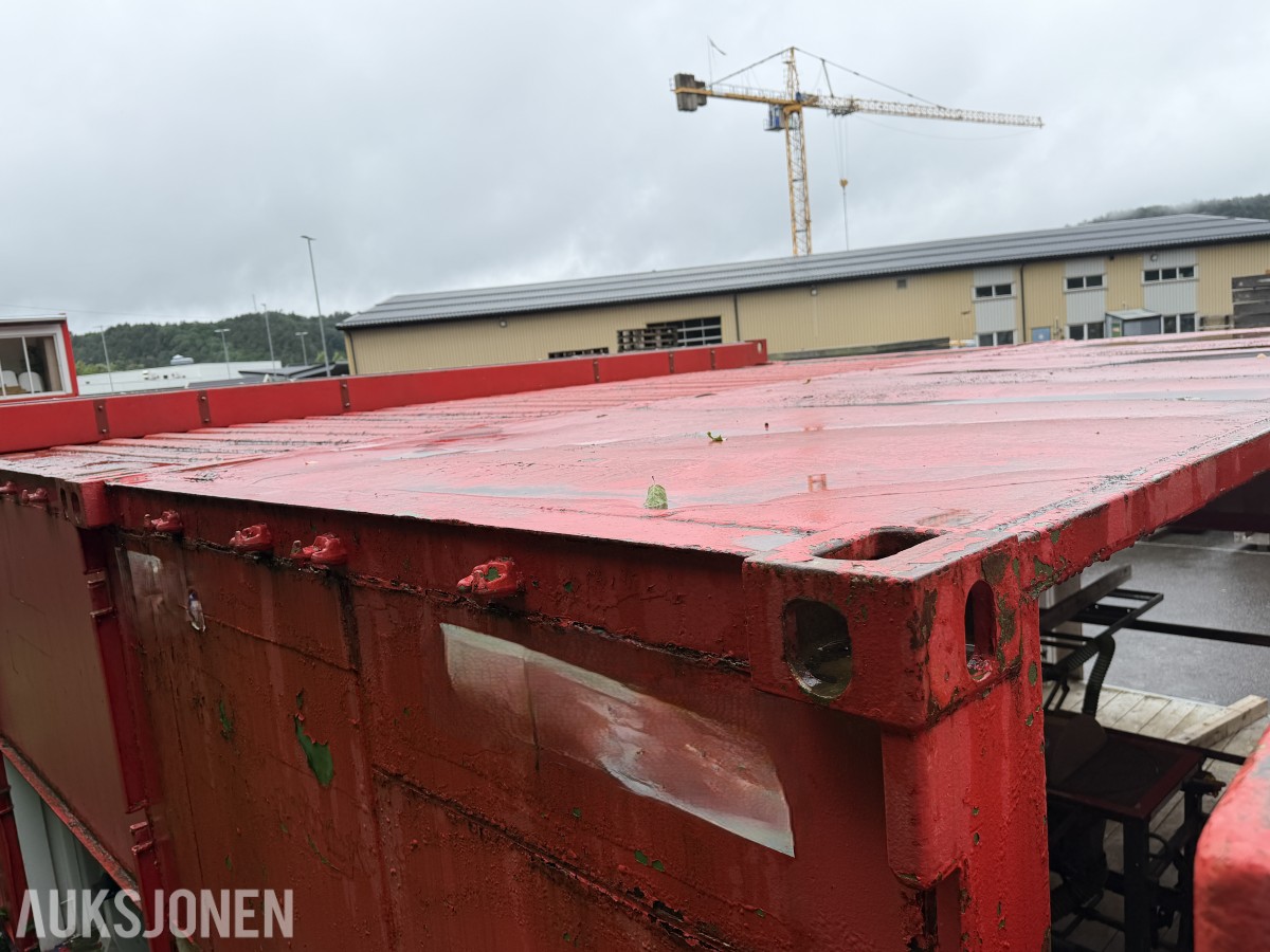 20 FOT SAGCONTAINER MED ERNEX SAG MOD 1603 – AVSUGSANLEGG