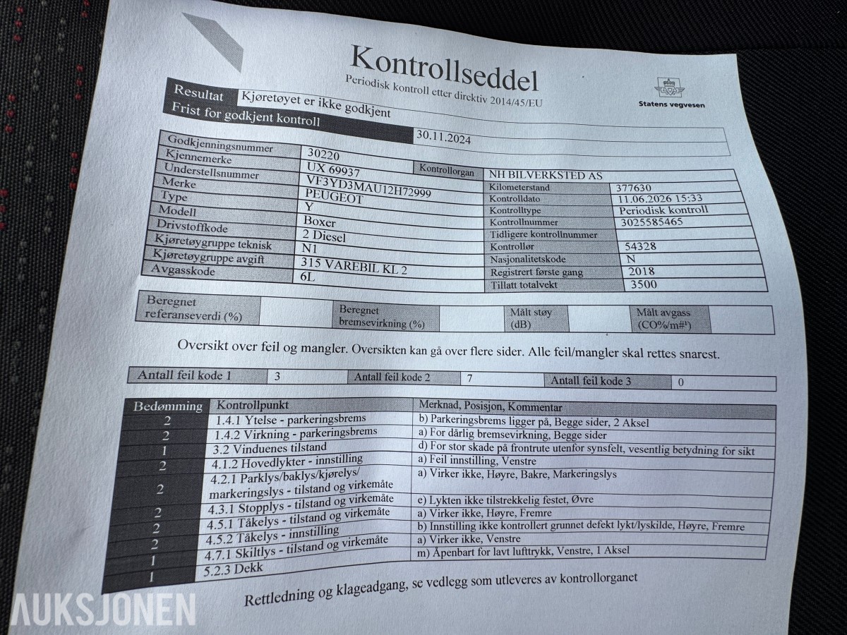 2018 Peugeot Boxer 2,0 BlueHDi 163hk L3 - Rep objekt