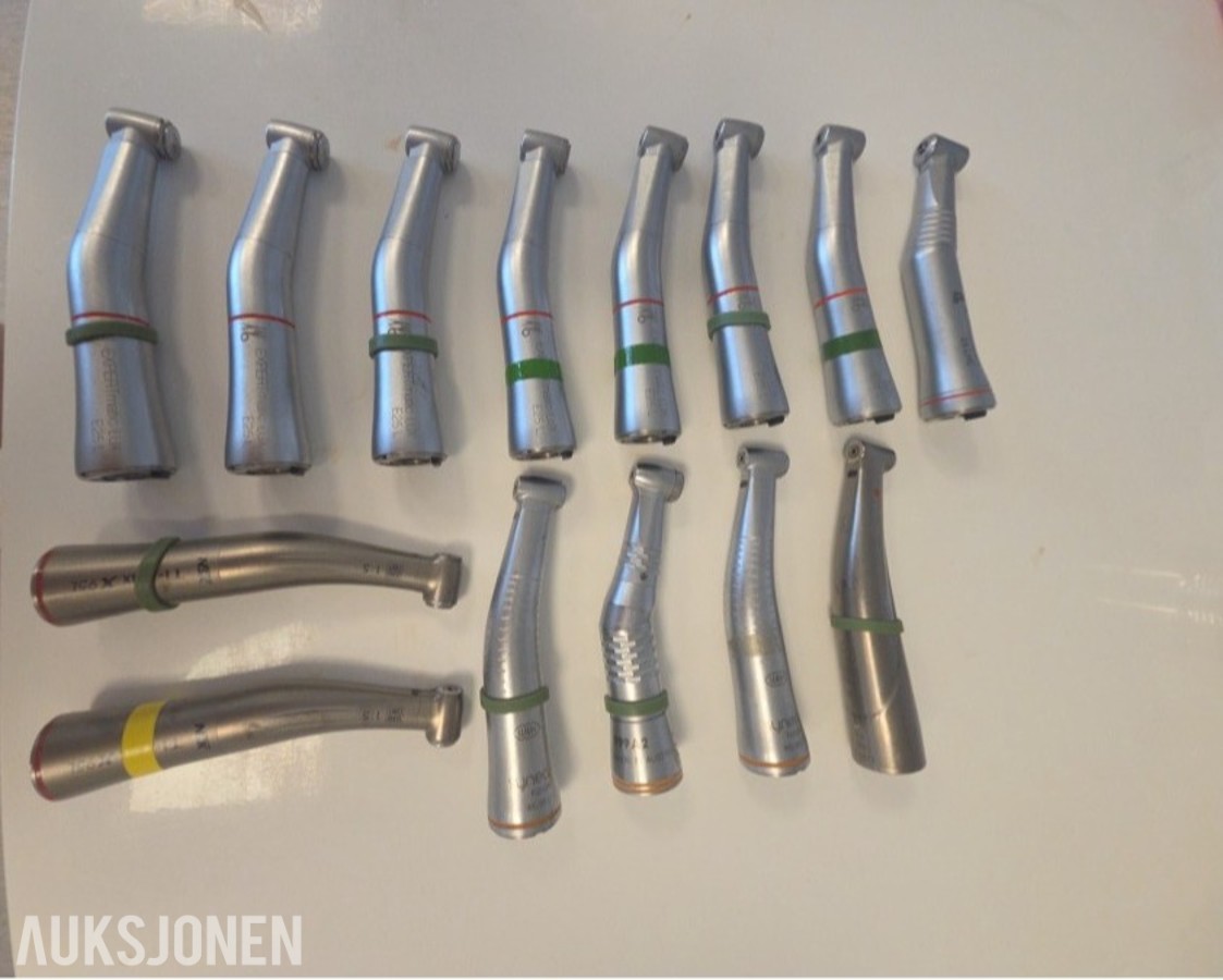Tannlegehåndstykker – KaVo, W&H og NSK – flere modeller