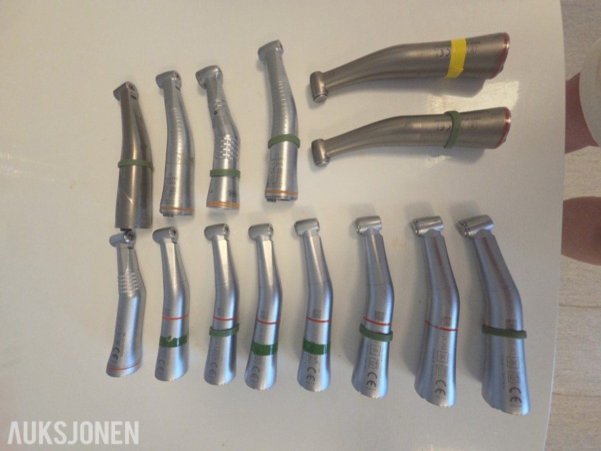 Tannlegehåndstykker – KaVo, W&H og NSK – flere modeller