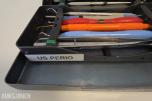 Periodontiske håndinstrumenter i LM Servo 5 steriliseringskassetter – ca. 20+ instrumenter