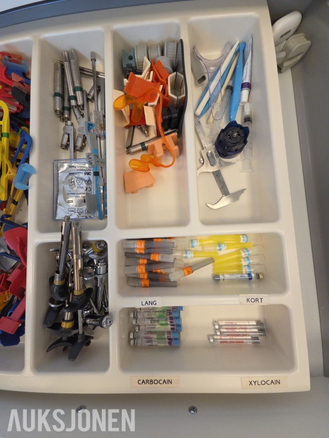 Dentalt utstyr og forbruksmateriell – instrumenter, avtrykksutstyr og tilbehør