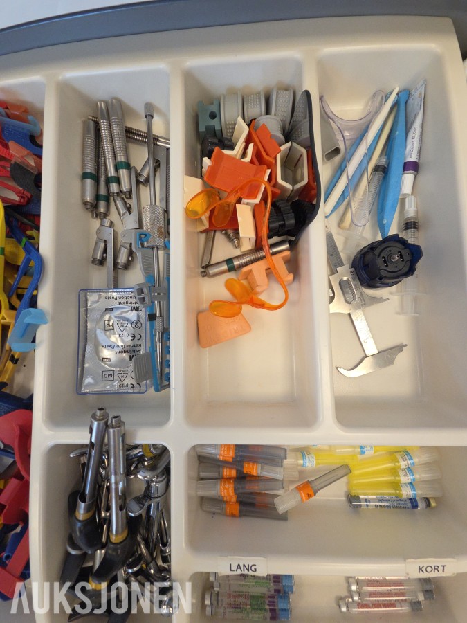 Dentalt utstyr og forbruksmateriell – instrumenter, avtrykksutstyr og tilbehør