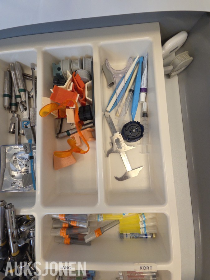 Dentalt utstyr og forbruksmateriell – instrumenter, avtrykksutstyr og tilbehør