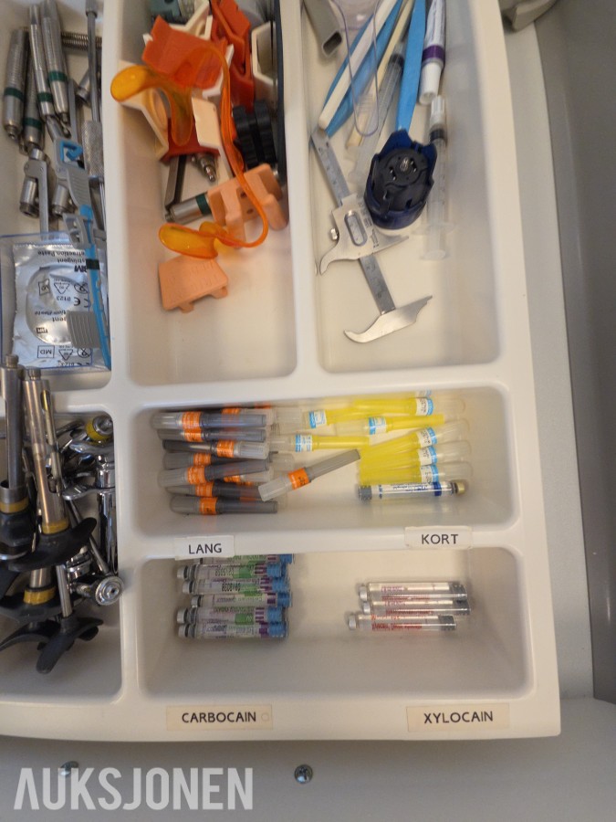 Dentalt utstyr og forbruksmateriell – instrumenter, avtrykksutstyr og tilbehør