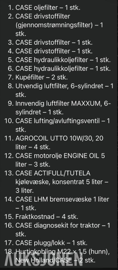2004 CASE IH MXU135 TRAKTOR MED STOLL ROBUST F36 FRONTLASTER