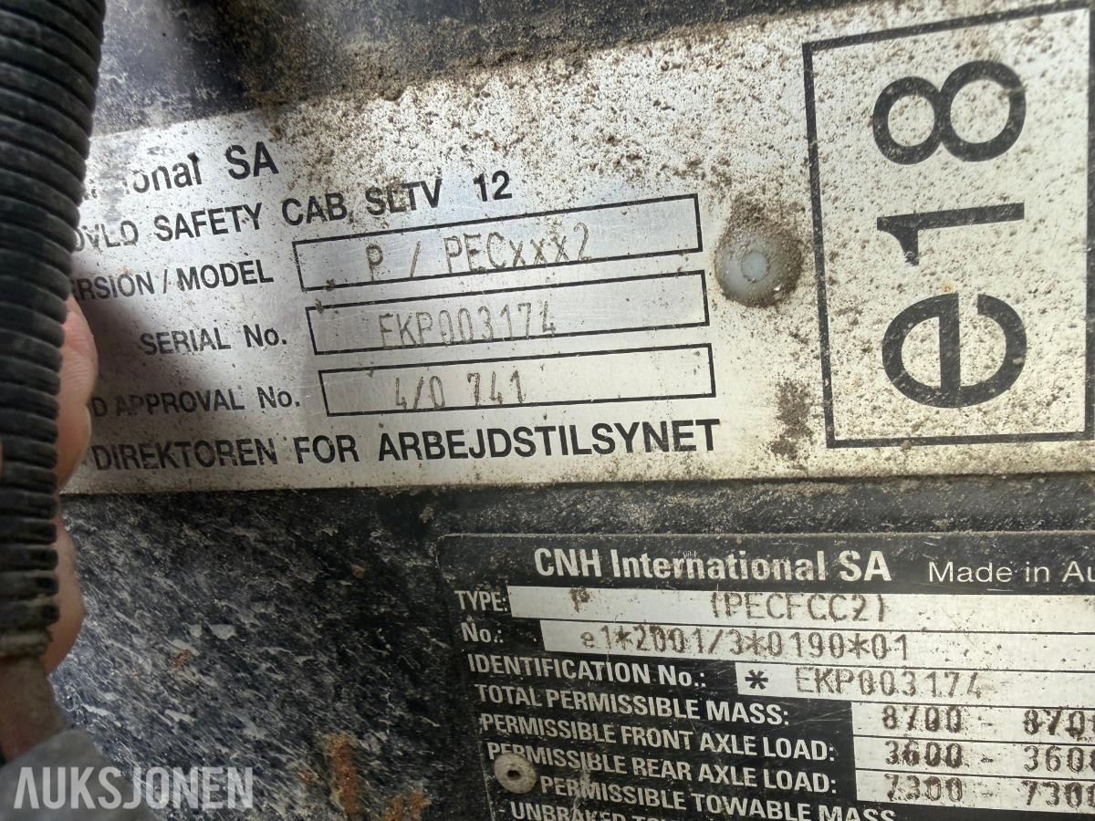 2004 CASE IH MXU135 TRAKTOR MED STOLL ROBUST F36 FRONTLASTER