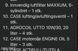 2004 CASE IH MXU135 TRAKTOR MED STOLL ROBUST F36 FRONTLASTER