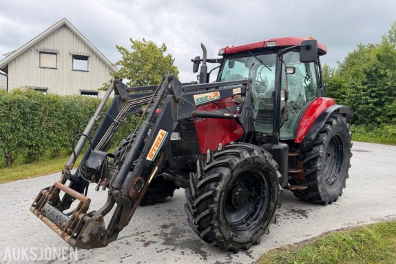 2004 CASE IH MXU135 TRAKTOR MED STOLL ROBUST F36 FRONTLASTER