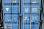 2013 20 fots container med reoler