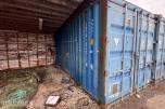 2013 20 fots container med reoler