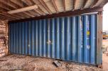 2013 20 fots container med reoler