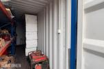 2013 20 fots container med reoler
