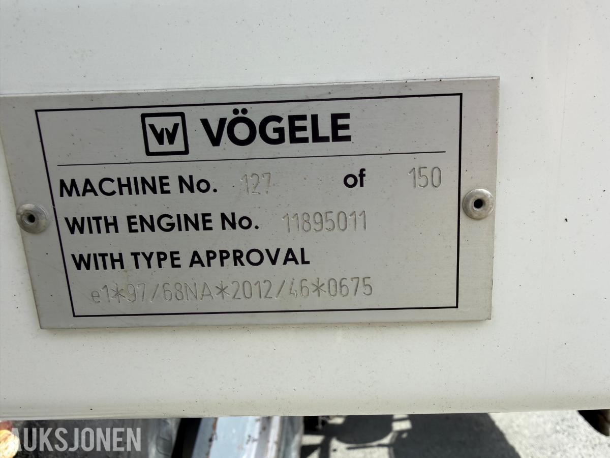 2017 VÖGELE SUPER 1303-3i ASFALTUTLEGGER