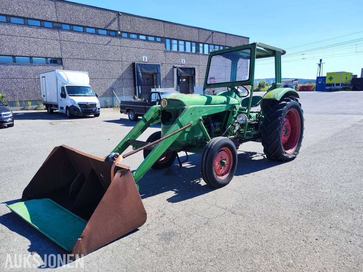 1966 Deutz D4005 - Frontlaster med skuffe – 44 hk